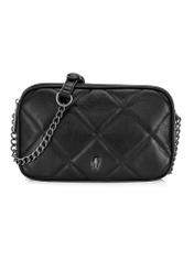 Roomy quilted black women's handbag TOREC-0955-99(Z24)-02