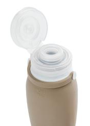 Buteleczki podróżne na kosmetyki AW-016-0001-1K(W26), zbliżenie na otwarcie produktu, widok na białym tle.