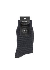 Gray long men's socks SKAMT-0193-91(Z24)-02