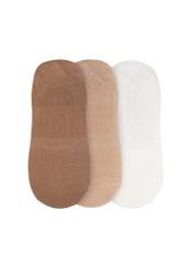 Zestaw stopek damskich ZESDT-0029-1C(W26) widok produktu z tyłu na białym tle.