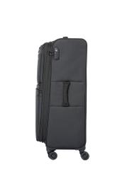 Komplet walizek na kółkach 19"/24"/28" WALNY-0048-99(W26), widok produktu z boku na białym tle.