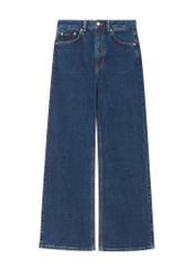 Jeansowe granatowe spodnie damskie JEADT-0013-7D(Z26)