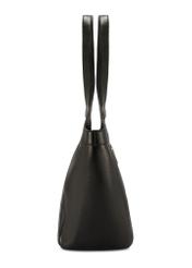 Duża skórzana torebka damska TORES-1205-9I(W26) - widok produktu z boku, na białym tle. 