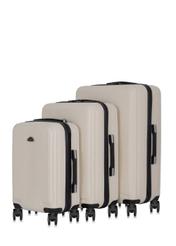 Komplet walizek twardych na kółkach 19"/24"/28" WALAB-0053-16(W23)