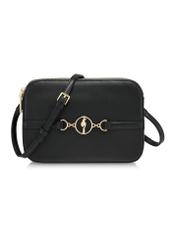 Black women's handbag with strap TOREC-0205D-98(Z24)