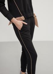 Spodnie dresowe damskie z lampasami SPODT-0064-97(W23)