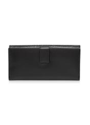 Black leather women's wallet PORES-0909-99(Z24)-04