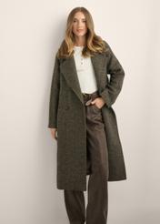 Płaszcz damski z wełną PLADT-0084-1L(Z26)