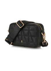 Women's black leather bag TORES-1054-99(Z24)-03