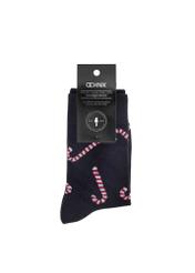 Black Christmas socks for men SKAMT-0191-99(Z24)-02