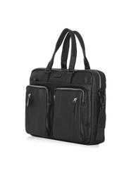 Black leather men's bag TORMS-0046N-99(Z24)-06