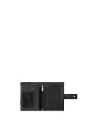 Black leather men's wallet PORMS-0407A-99(Z23)-03