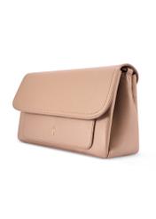 Beżowa klasyczna torebka damska TOREC-1124-1D(W26)