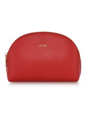 Red women's cosmetics bag made of imitation leather TOREC-0961-42(Z24)-02