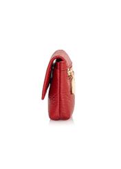 Red small leather women's wallet PORES-0895E-41(Z24)-03