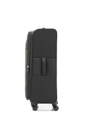 Komplet walizek na kółkach 19"/24"/28" WALNY-0042-99(W25), widok produktu z boku na białym tle.