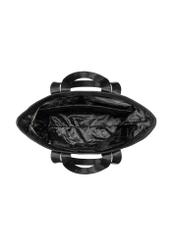 Czarna duża torebka shopper TOREN-0325-99(Z25)