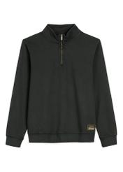 Czarna bawełniana bluza męska BLZMT-0077-99(W26)