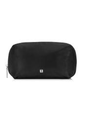 Black capacious nylon cosmetic bag TOREN-0291-99(Z24)-02