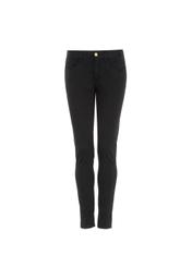 Czarne spodnie skinny damskie SPODT-0026-99(W20)-01