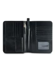 Elegancki organizer skórzany TORMS-0484-99(Z25), widok produktu od środka na białym tle.