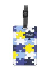 Identyfikator do bagażu AW-012-0001-61(W25), widok produktu z przodu na białym tle.
