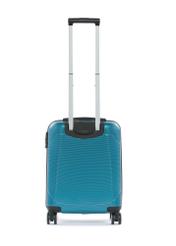 Walizka mała na kółkach WALPC-0014-7B-19(W26), widok produktu z tyłu na białym tle.