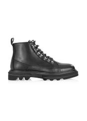 Black men's leather boots BUTYM-0468-99(Z24)-04