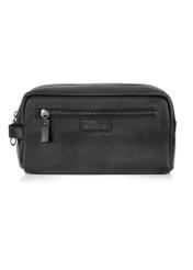 Black leather men's cosmetic bag TORMS-0422-99(W24)-02