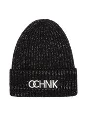 Black women's hat with the OCHNIK logo CZADT-0075A-99(Z24)-02