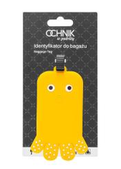 Identyfikator do bagażu AW-012-0004-21(W25), widok produktu z przodu na białym tle.