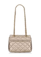 Quilted, elegant women's handbag in gold color TOREC-0932A-28(Z24)-04