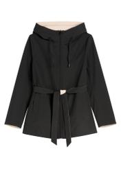 Dwustronna przejściowa kurtka damska KURDT-0655-9J(W26) - widok produktu z przodu, na białym tle.