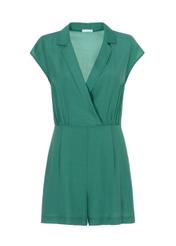 Women's short green jumpsuit KOBDT-0004-51(W21)-03