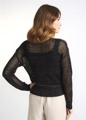 Sweter zapinany ażurowy damski SWEDT-0158-99(W22)