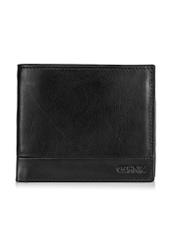 Black men's wallet without clasp PORMS-0624-99(Z24)-01