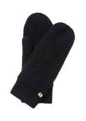 Czarne rękawiczki damskie z jednym palcem REKDT-0026-99(Z23)