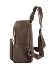 Ciemnobrązowy plecak damski TOREC-0996-1H(Z26)