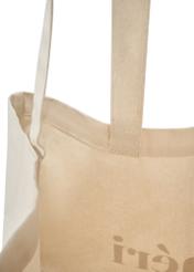 Bawełniana beżowa torebka shopper TOREN-0334-0P(W26)