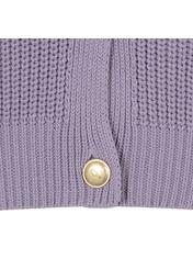 Liliowy sweter rozpinany damski KARDT-0024-75(Z21)-03