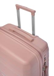 Komplet walizek na kółkach 19"/24"/28" WALPP-0024-5B(W26) zbliżenie na rączkę produktu, widok na białym tle.