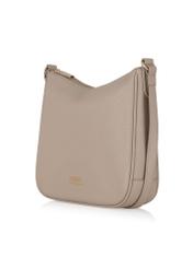 Beige leather women's shoulder bag TORES-1041-81(Z24)-04