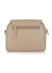 Beige leather women's messenger bag TORES-0958-81(Z24) pic. 7