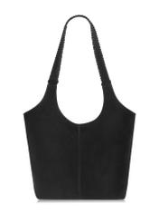 Black suede women's shopper bag TORES-1028-99(Z24) pic. 6