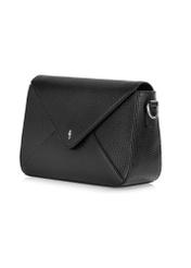 Black leather women's messenger bag TORES-0965A-99(Z24)-03