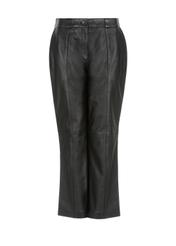 Szerokie spodnie skórzane damskie SPODS-0032-5426(Z22)