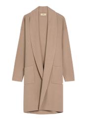 Camelowy kardigan damski KARDT-0041-1D(W26)