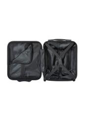 Walizka kabinowa na kółkach WALAB-0053-0X-16(W26), widok produktu w środku na białym tle.