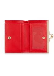 Mały czerwony portfel damski POREC-0325-41(W23)-05