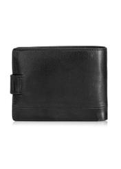 Black leather men's wallet PORMS-0622-99(Z24)-05